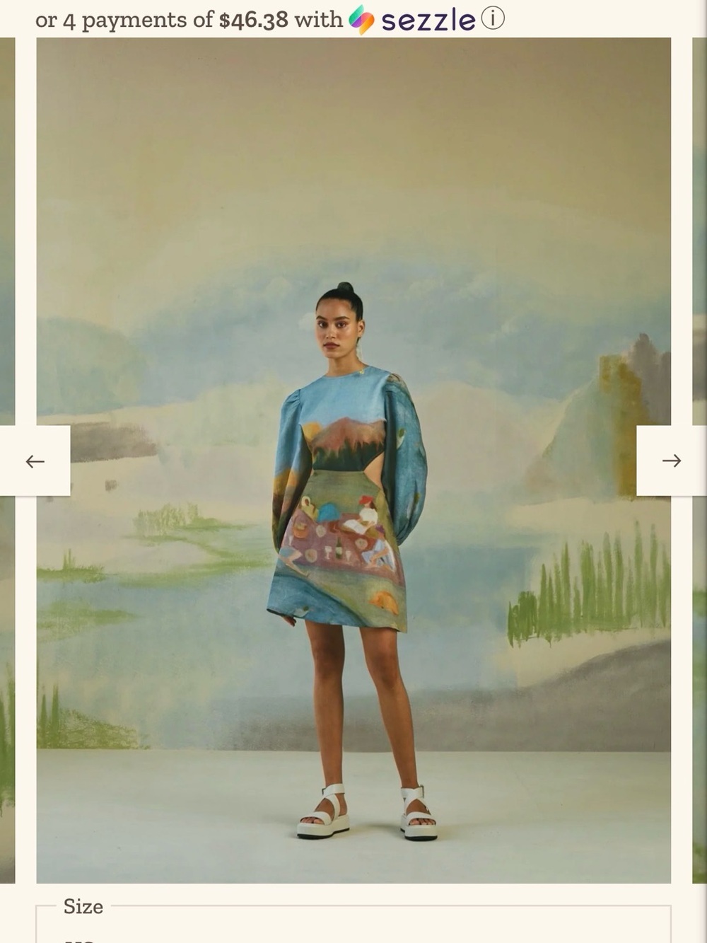 Bombay Project Euro Dress - Spring Long-Sleeve Mini Dress